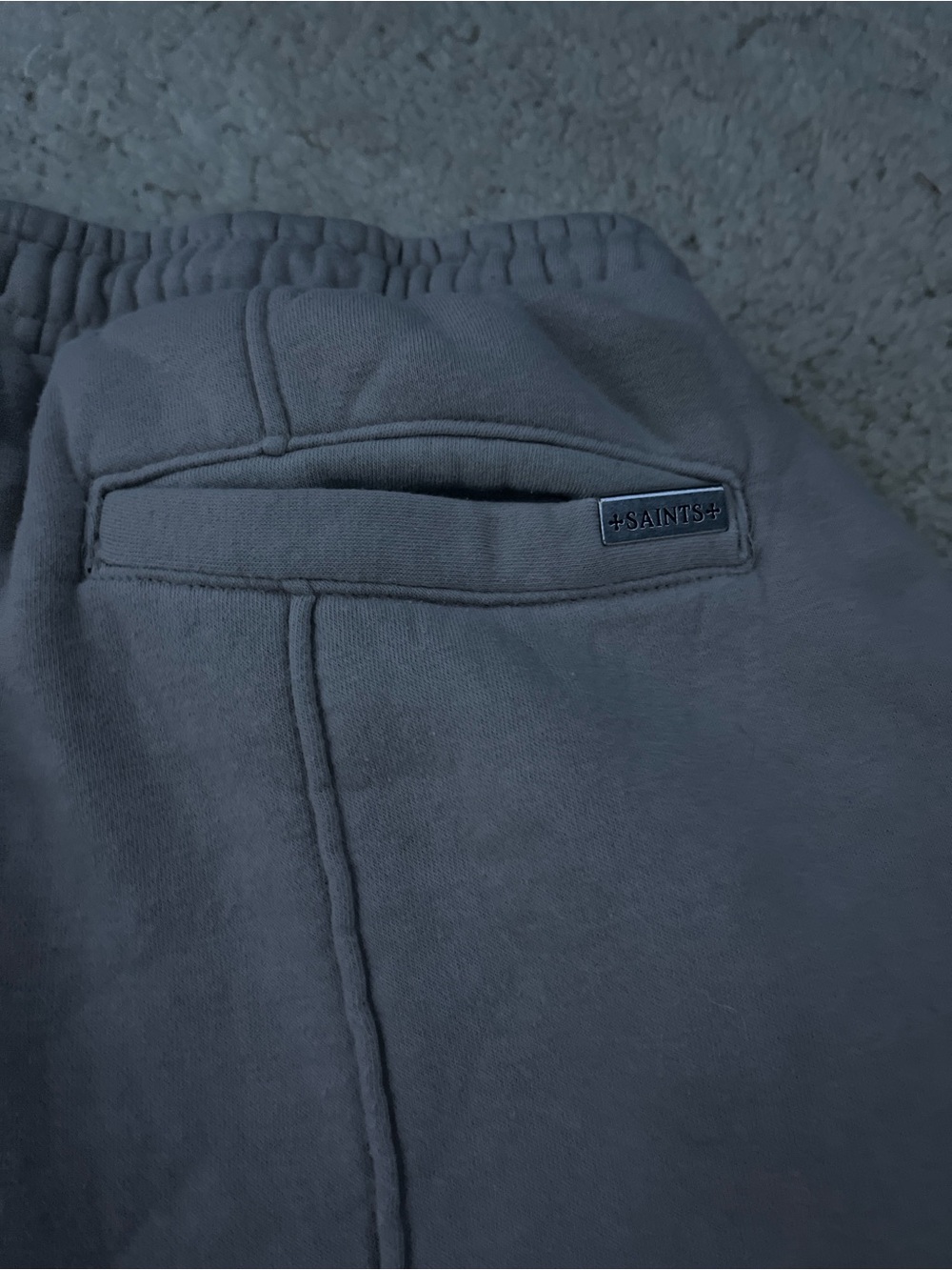 All Saints Men's Slate Gray Jogger Sweatpants